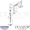 Grohe Eurodisc Cosmopolitan Single-Lever Sink Mixer Spares